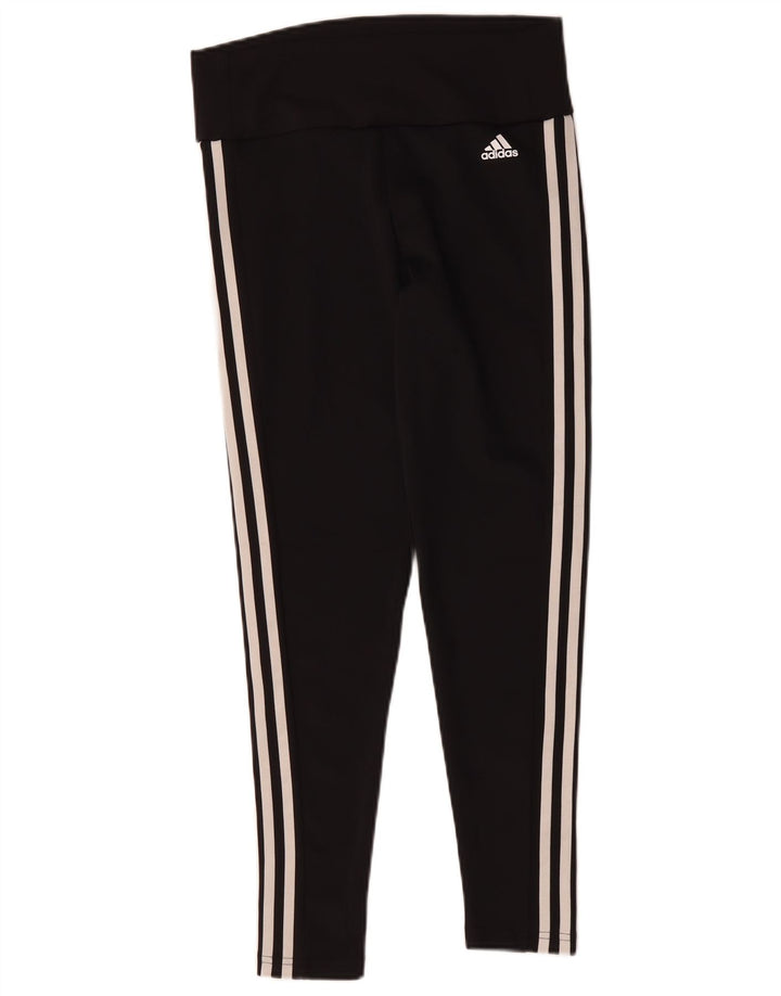 Damskie legginsy Adidas Aeroready UK 12/14, średni czarny poliester