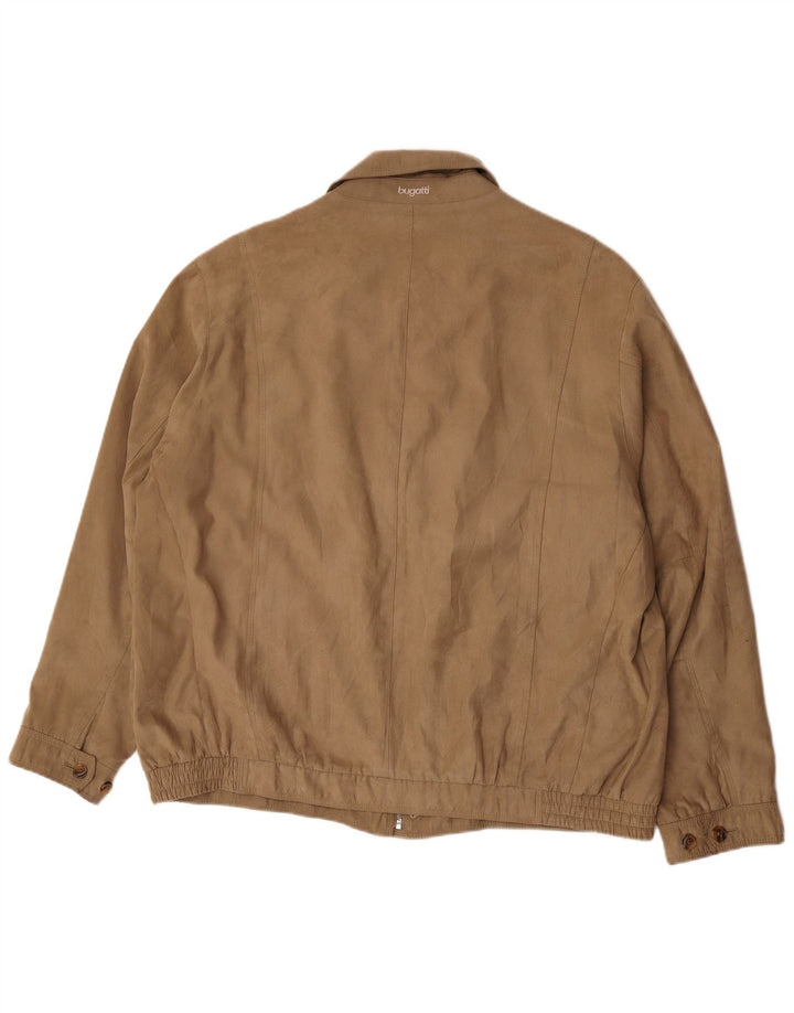 Męska kurtka bomber Bugatti EU 62 6XL Brązowy poliester