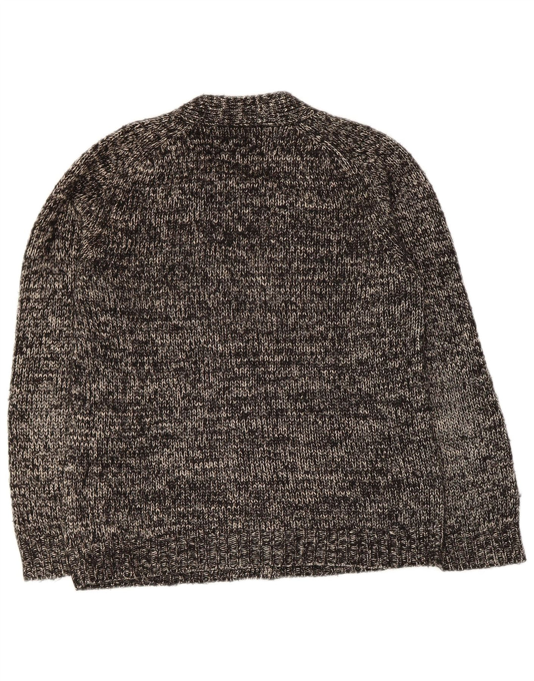 Sweter damski Zara UK 14, średni czarny, bawełniany w cętki