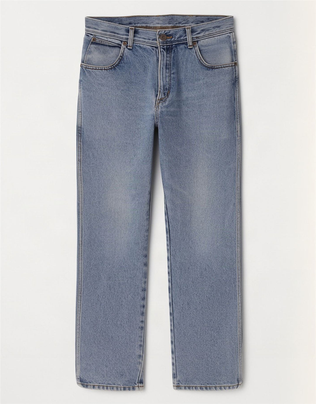 Męskie jeansy Wrangler o prostym kroju W32 L30, niebieskie, bawełniane