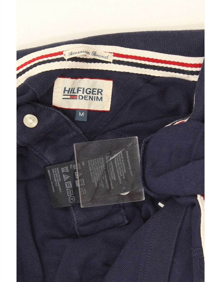 Męska koszulka polo Tommy Hilfiger, średnia, granatowa, bawełniana