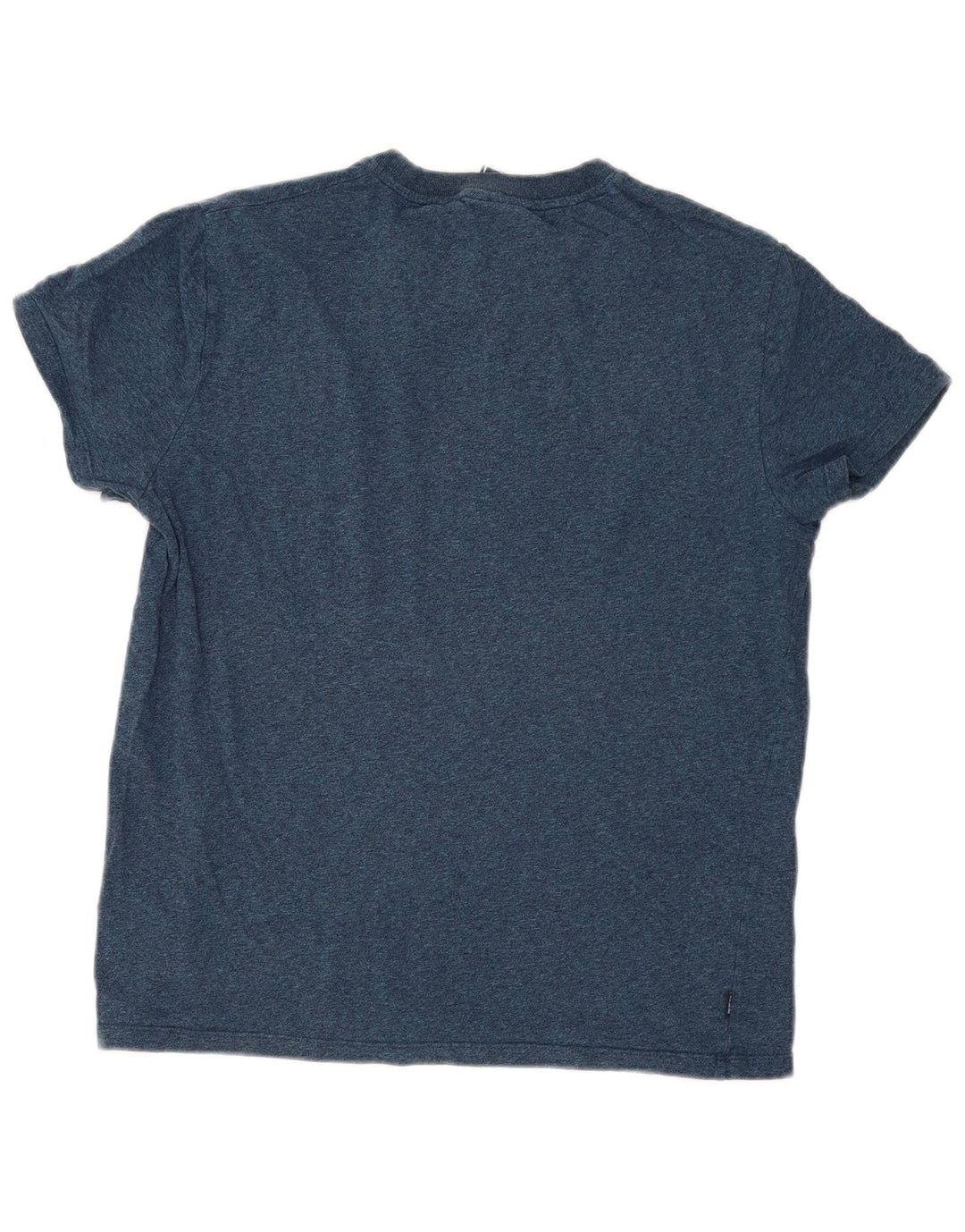 Męski T-shirt Superdry, duży, niebieski, bawełniany w cętki