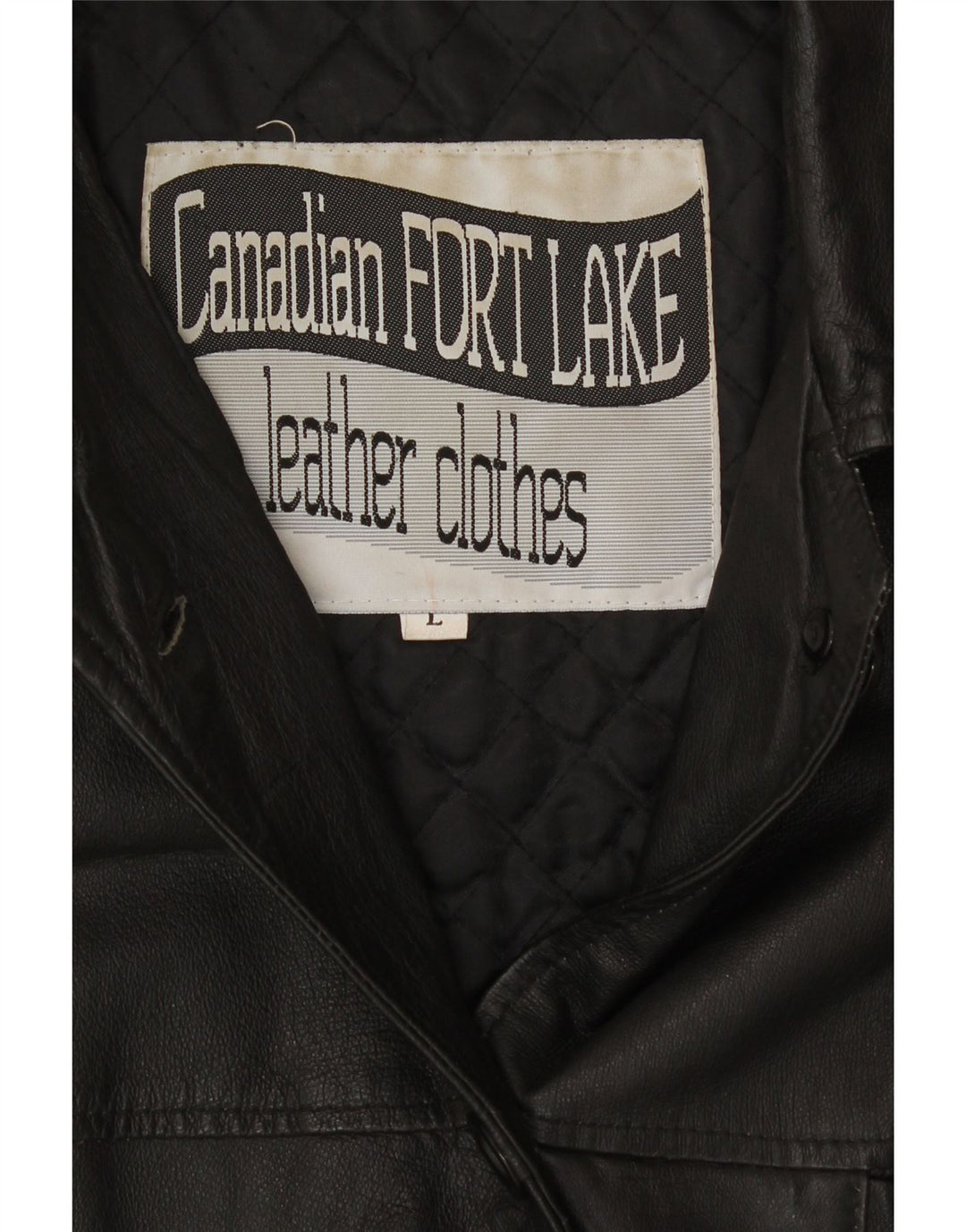 VINTAGE Womens Leather Jacket UK 16 Large Black Leather Vintage Vintage and Second-Hand Vintage from Messina Hembry 