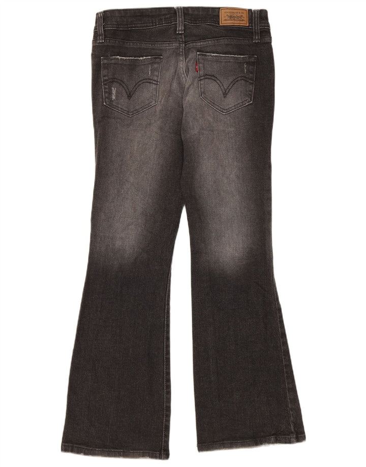 Damskie jeansy Levi's 518 Super Low Bootcut US 3 Small W30 L29 Szara bawełna