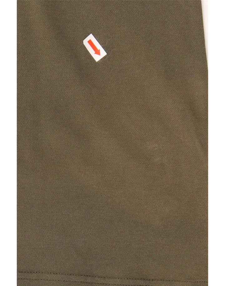 SUNDEK Mens Polo Shirt XL Khaki Cotton