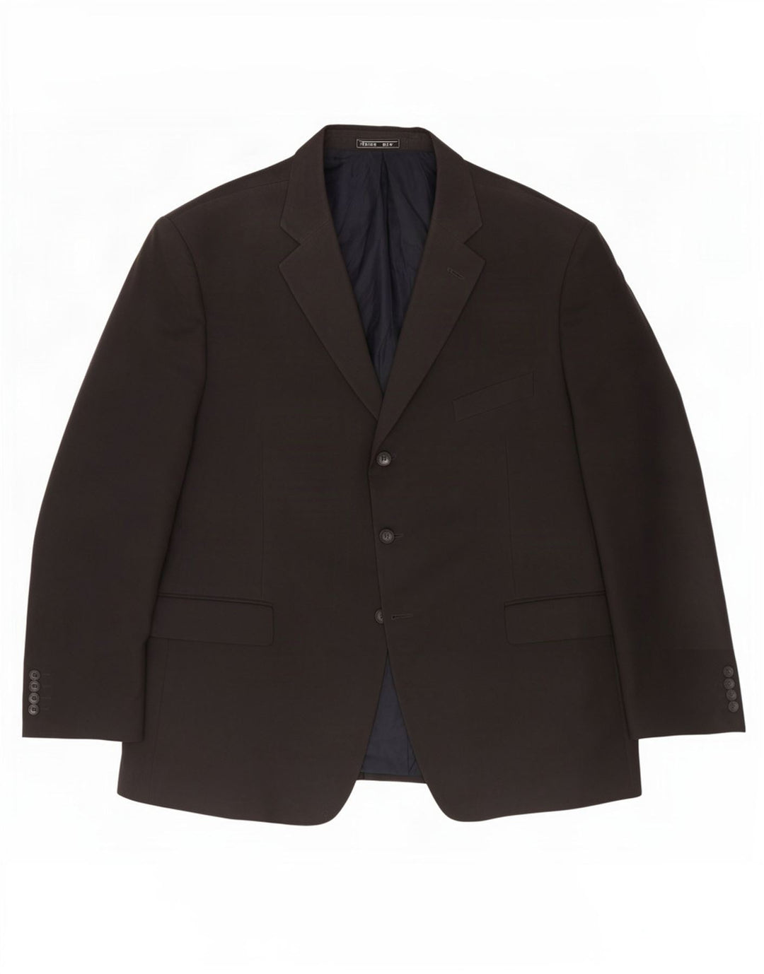 Marks & Spencer Męska marynarka zapinana na 3 guziki, UK 46 XL, granatowa, poliester