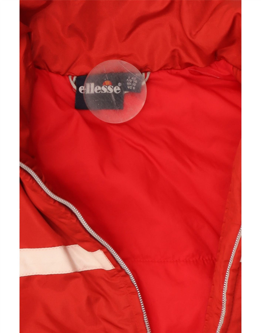 Damska kamizelka oversize ELLESSE UK 10, mała, czerwona