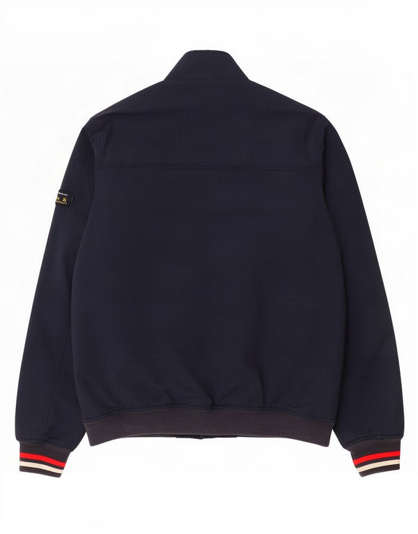 Męska kurtka bomberka Tommy Hilfiger UK 40, duża granatowa, poliamidowa