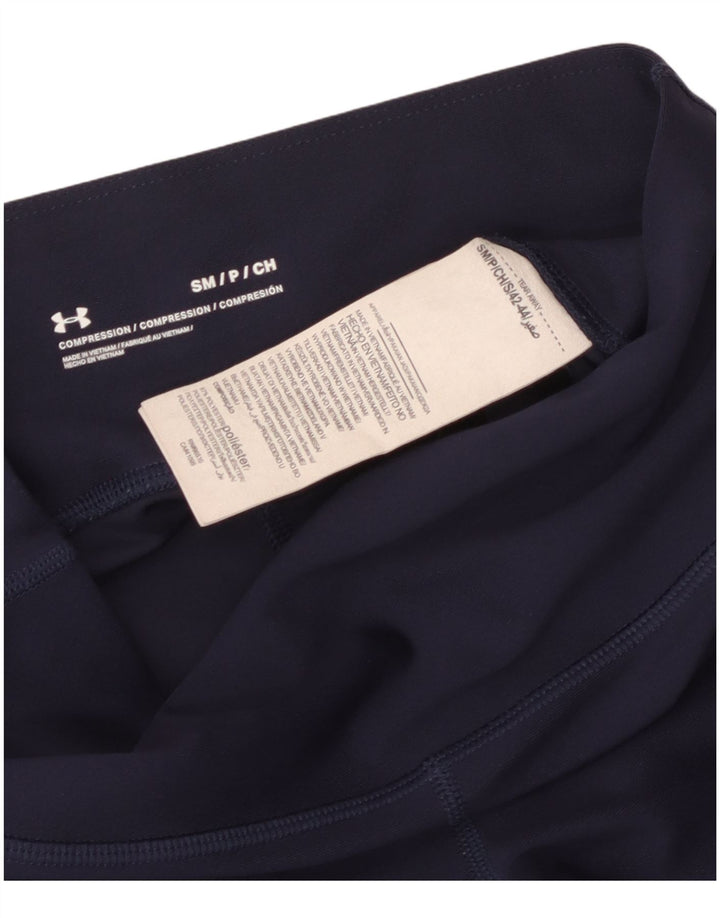 Legginsy damskie Under Armour UK 8, małe, granatowe, poliestrowe