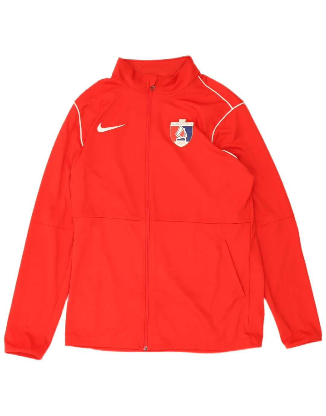 Męska kurtka dresowa Nike Dri Fit Graphic XL, czerwona, poliestrowa