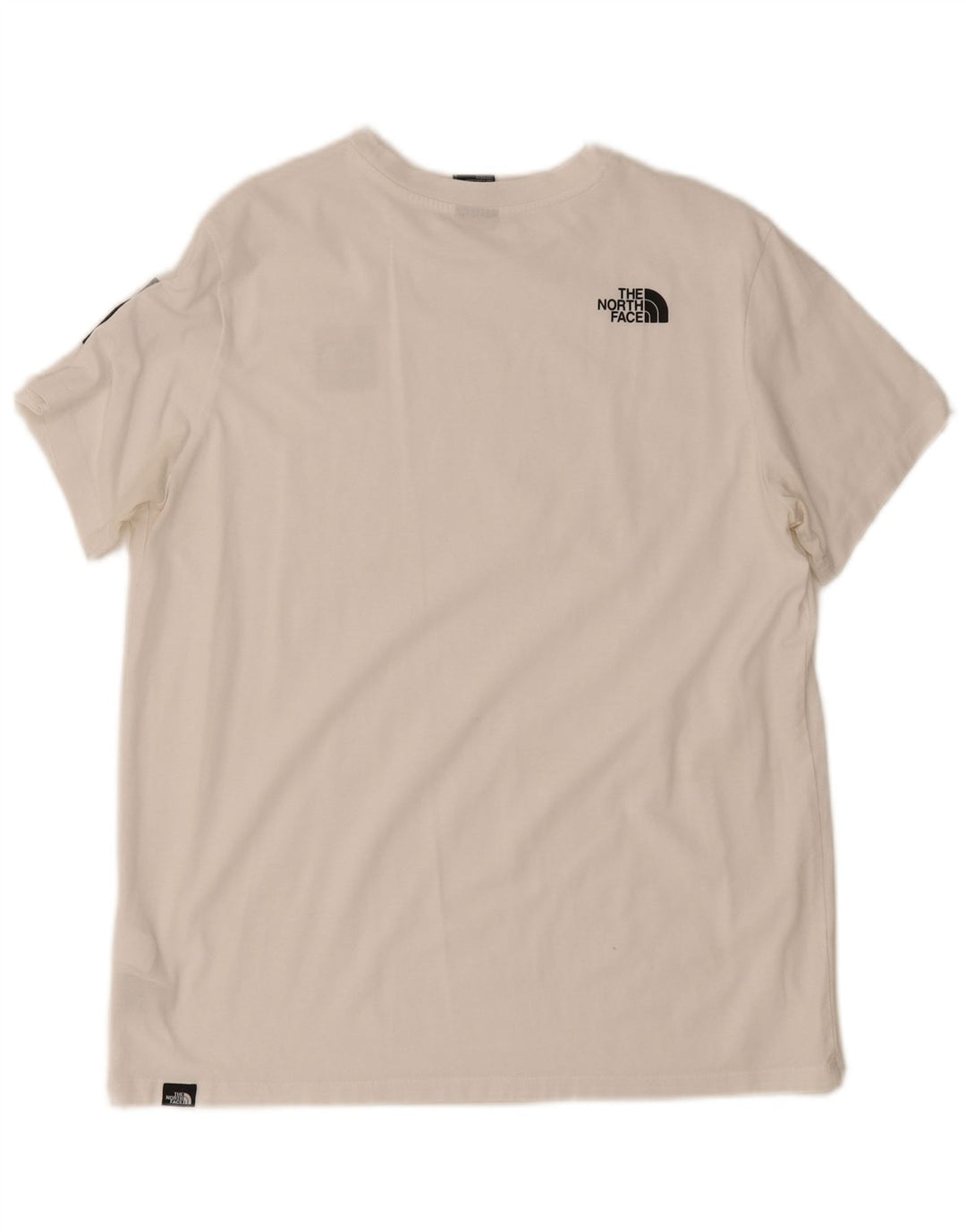 Męski T-shirt z grafiką The North Face, duży, biały, bawełniany