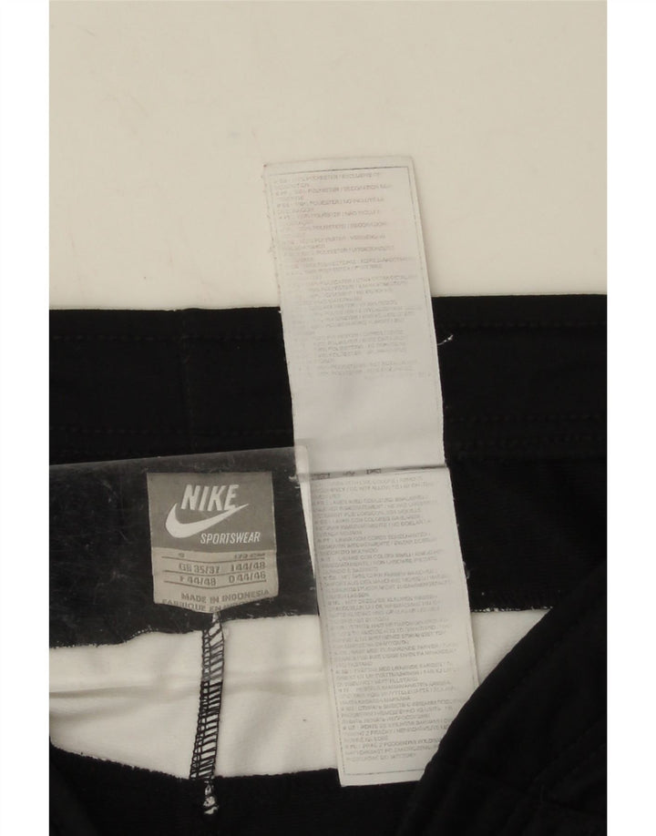 Męskie spodnie dresowe Nike, małe, czarne, z blokami kolorów, poliestrowe