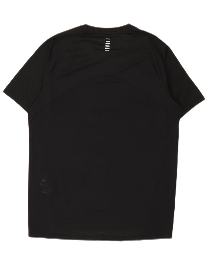 Under Armour Męski T-shirt Top, średni czarny poliester