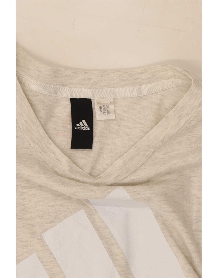 Damska koszulka graficzna Adidas Top UK 14 Medium Grey