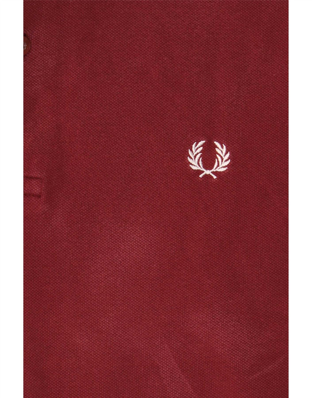 Męska koszulka polo Fred Perry, mała, bordowa, bawełniana w paski