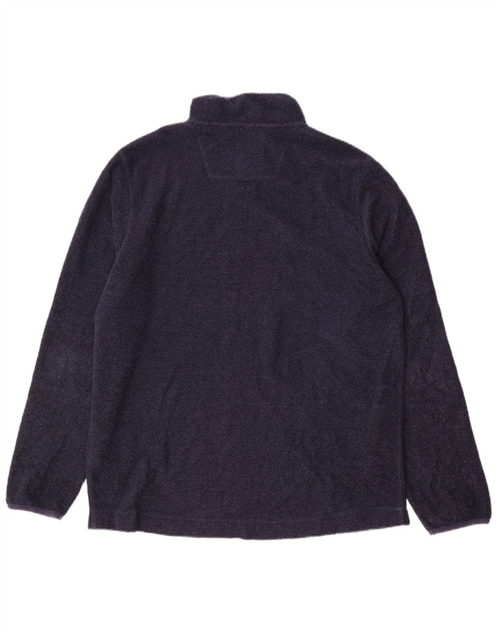 Męski sweter męski WEIRD FISH z zamkiem błyskawicznym XL, granatowy, poliester