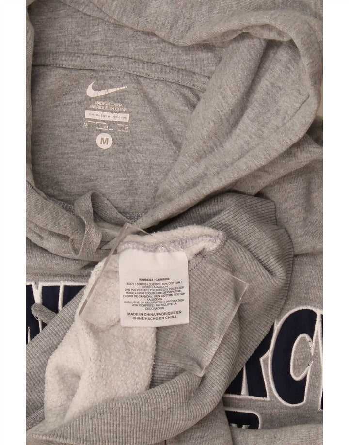 Męska bluza z kapturem Nike Mount Mercy University Graphic, średnioszara, nakrapiana