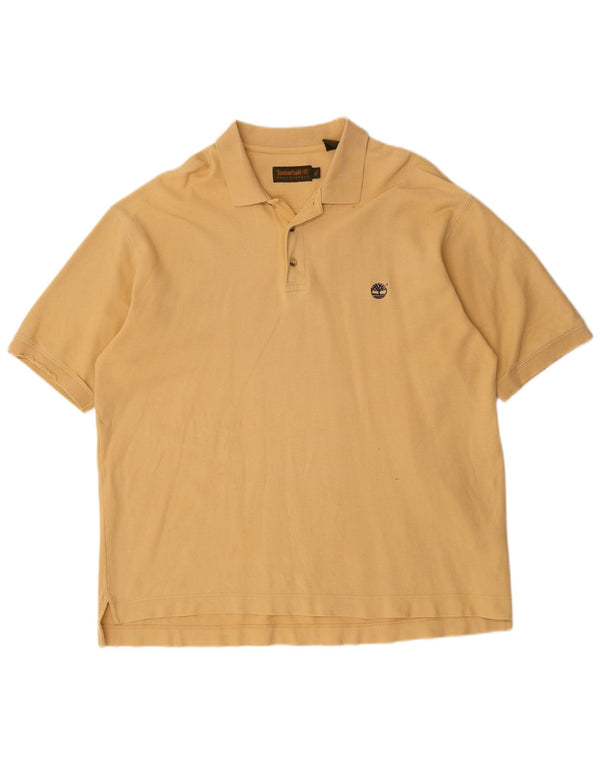 Męska koszulka polo Timberland XL, żółta bawełna