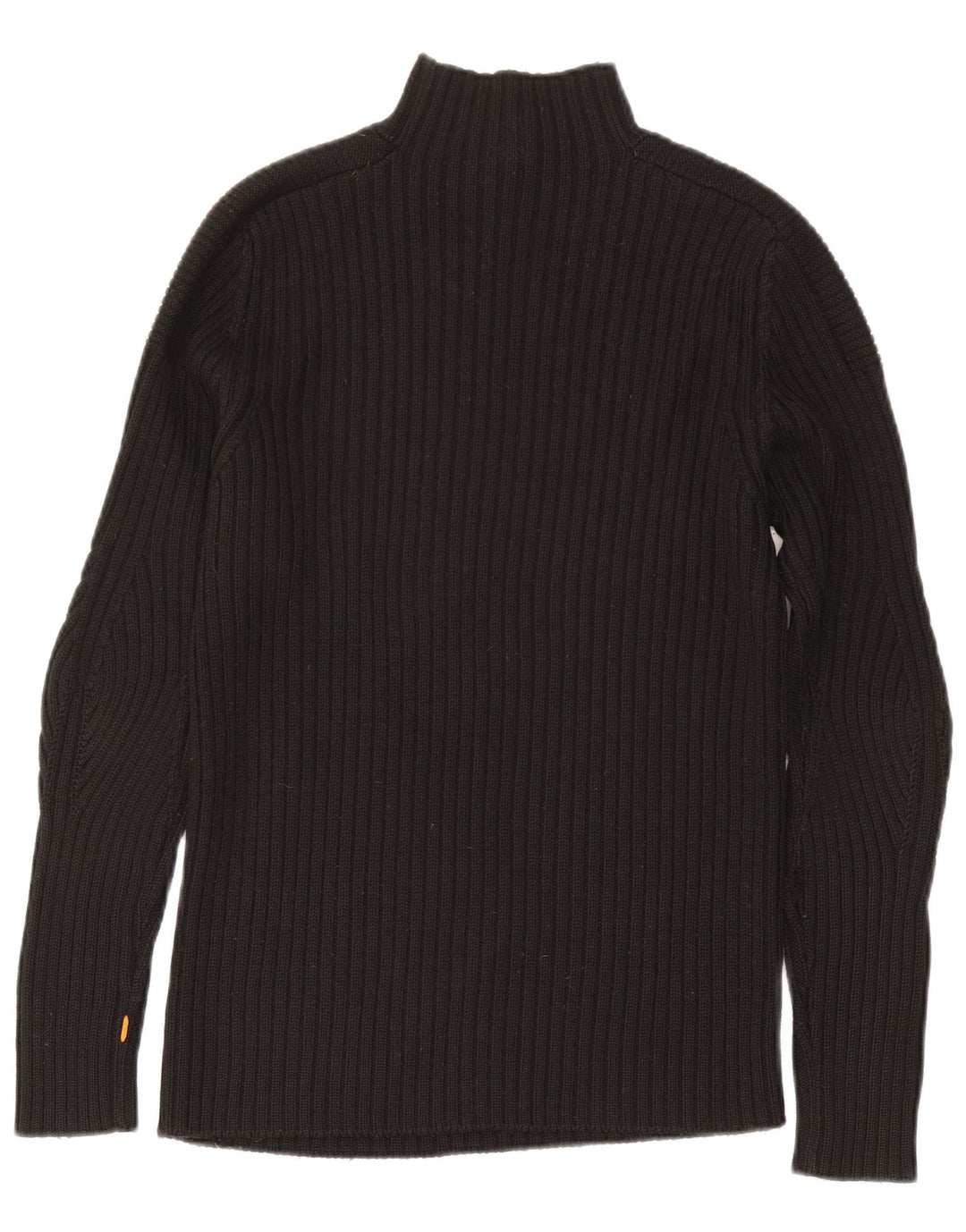 Męski sweter z golfem Hugo Boss, duży, czarny, wełniany