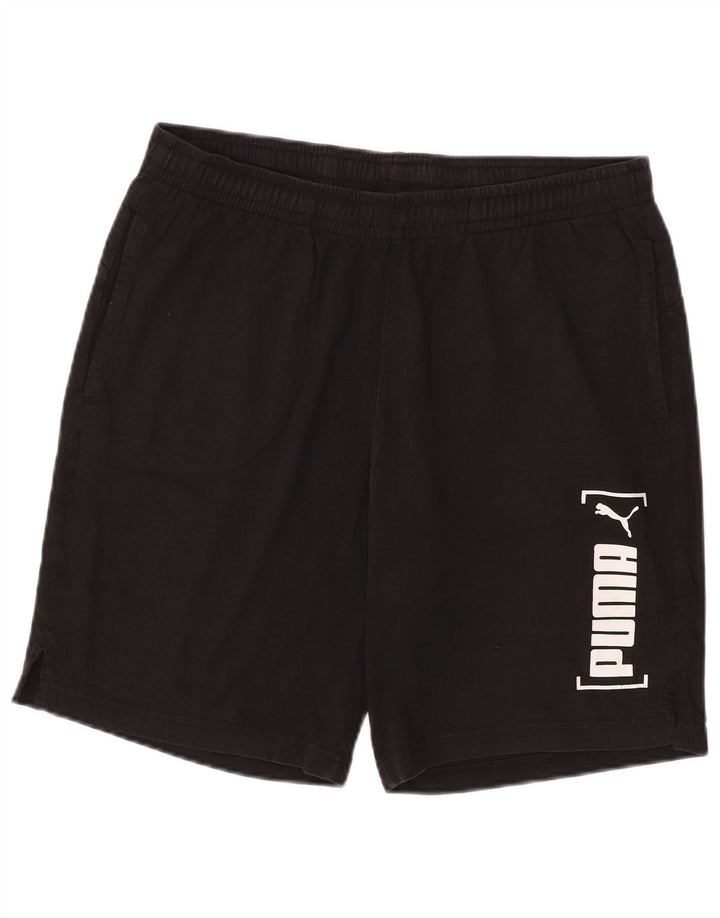 Męskie spodenki sportowe Puma Graphic, duże, czarne