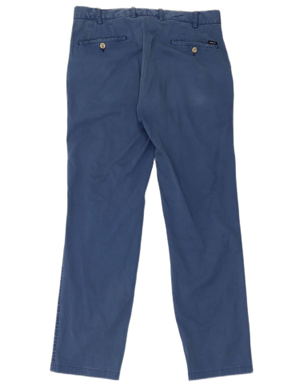 Męskie proste spodnie chino Gant IT 48 Medium W33 L31 Niebieska bawełna