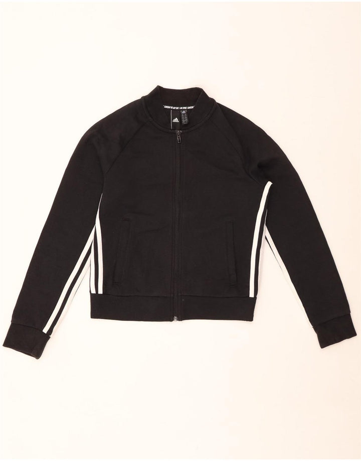 Damska kurtka dresowa ADIDAS Crop Top UK 4/6 XS czarna