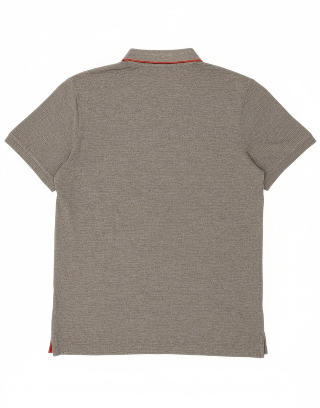 JACK & JONES Mens Polo Shirt Large Grey Cotton