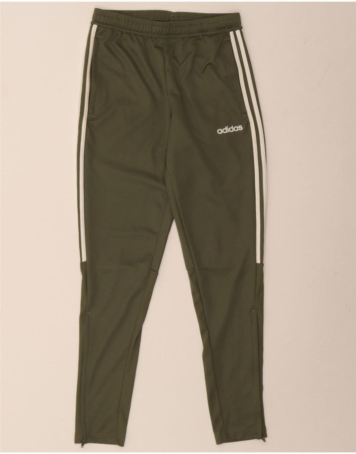 Męskie spodnie dresowe Adidas Aeroready, małe, khaki, poliester