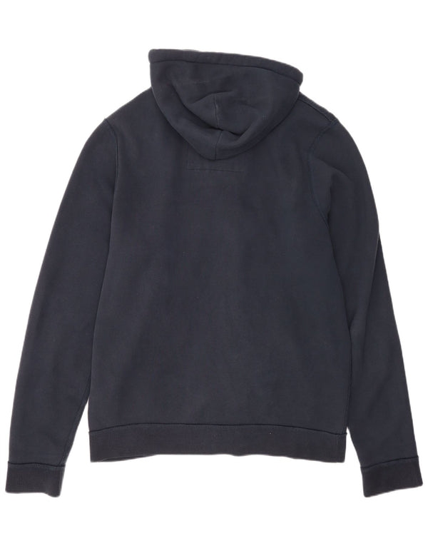 Męski sweter z kapturem i zamkiem błyskawicznym Abercrombie & Fitch, 2XL, granatowy, bawełniany