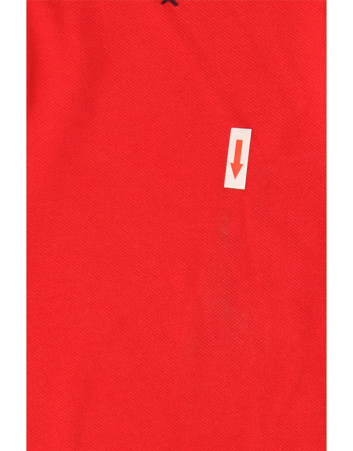 Damska koszulka polo Fred Perry, UK 8, mała, czerwona, bawełniana
