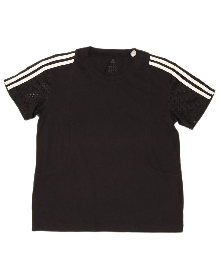 Damska koszulka Adidas Top UK 8/10 Mały czarny poliester