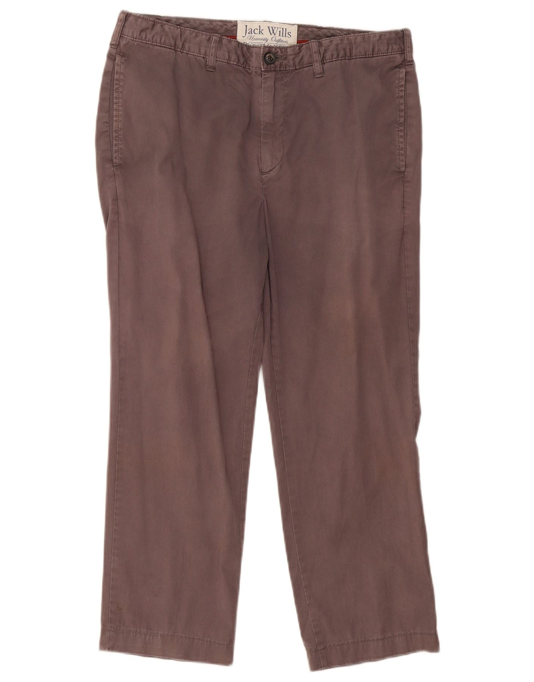 JACK WILLS Womens Straight Cropped Trousers W32 L25  Grey