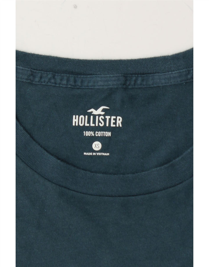 T-shirt męski HOLLISTER Top XS, niebieski, bawełniany