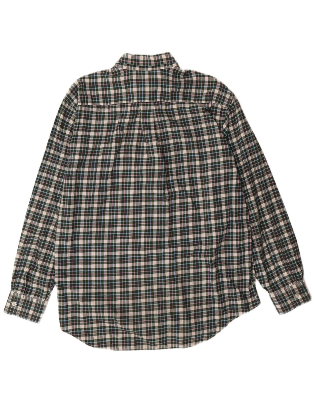 Męska koszula flanelowa Vineyard Vines w średnią zieloną kratkę, bawełniana Preppy