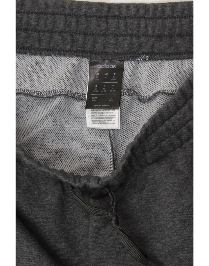 Damskie spodnie dresowe ADIDAS Joggers UK 12/14 Średnioszary, bawełniany