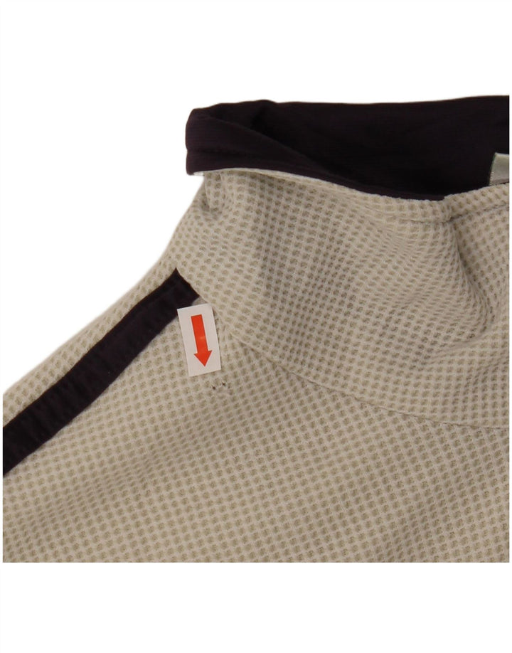 Damska kurtka dresowa DIADORA UK 16, duża, biała, z blokami kolorów