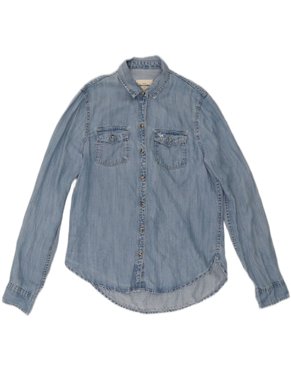 Koszula dżinsowa dziewczęca Abercrombie & Fitch 15-16 lat XL, niebieska