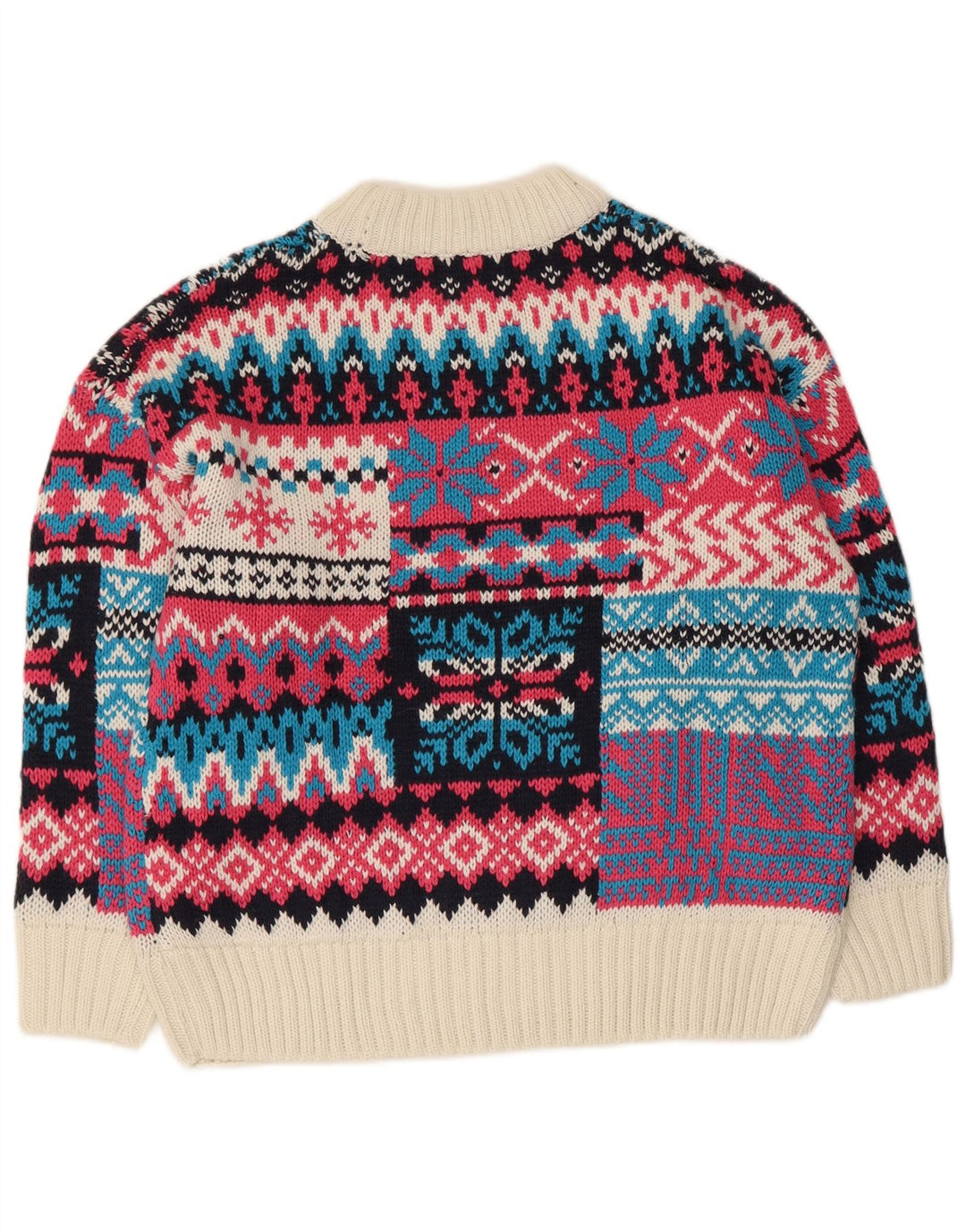Sweter damski Piombo z golfem UK 16, duży, wielokolorowy