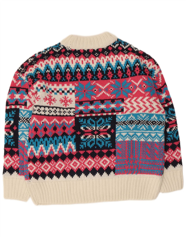 Sweter damski Piombo z golfem UK 16, duży, wielokolorowy