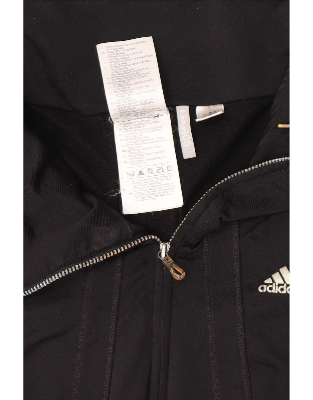 Damska kurtka dresowa Adidas Clima 365 UK 14, średni czarny poliester