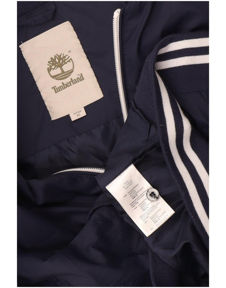 Kurtka bomberka chłopięca Timberland 11-12 lat XS Granatowa, poliestrowa