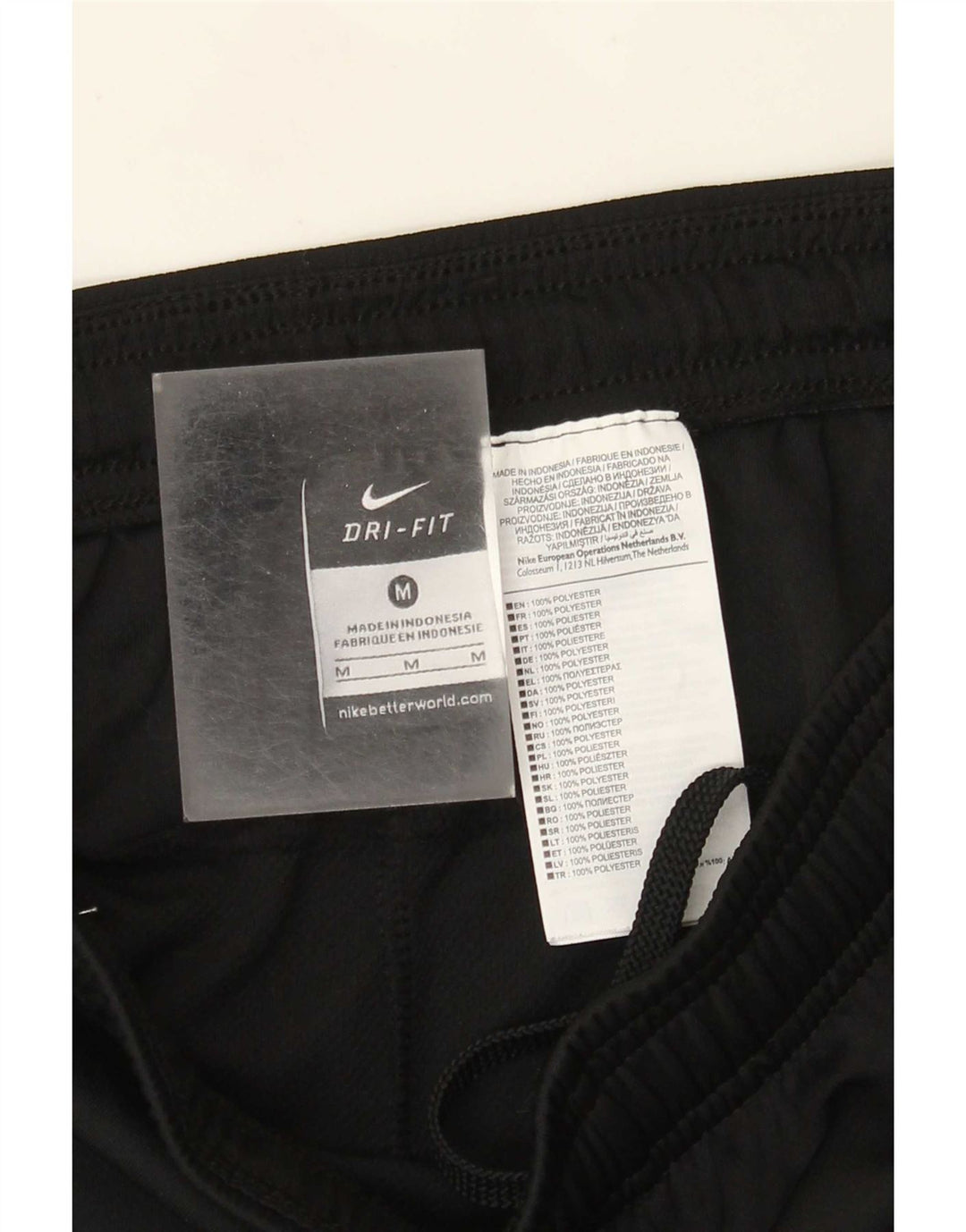 Męskie spodenki sportowe Nike Dri Fit, średni czarny poliester