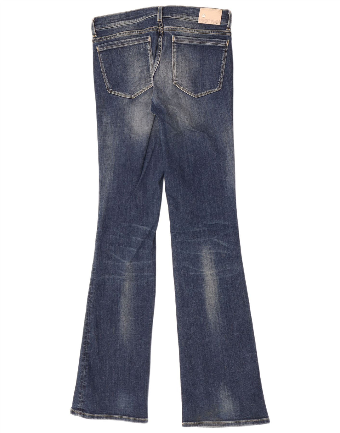 Damskie jeansy Tommy Hilfiger Nina Bootcut W30 L34 Niebieskie bawełniane