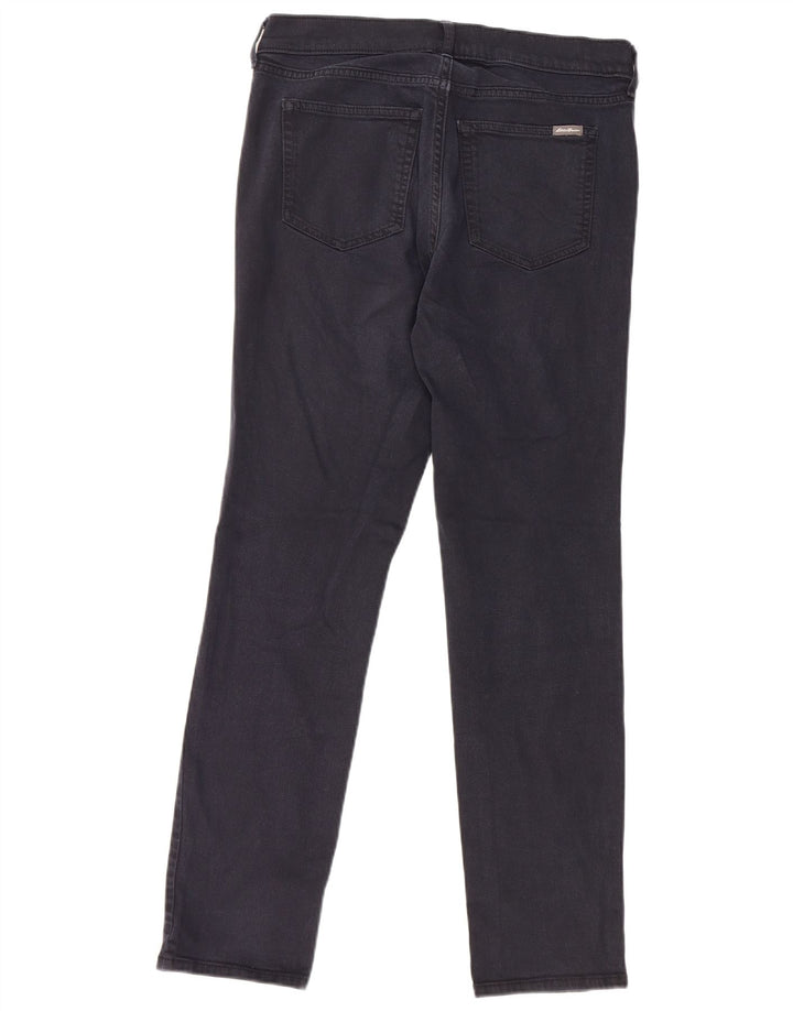 Damskie jeansy slim Eddie Bauer US 6 Medium W30 L29 Granatowa bawełna