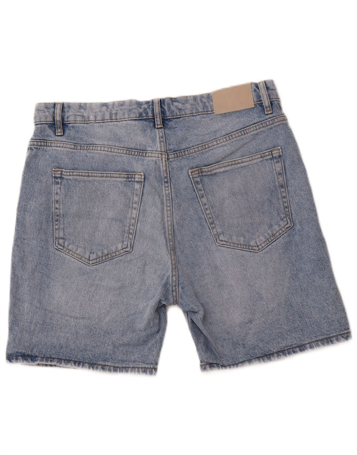 Męskie spodenki jeansowe ZARA EU 42 Large W32 Niebieskie bawełniane