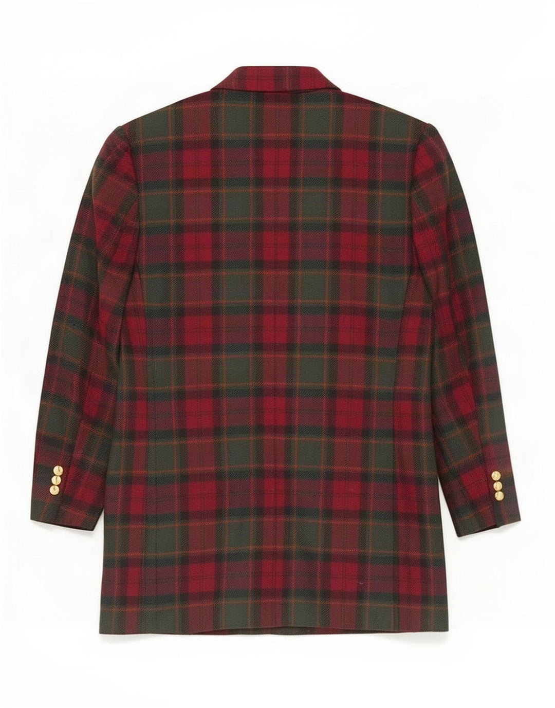 Marks & Spencer Damska marynarka St. Michael Blazer UK 12 w średnią czerwoną kratę