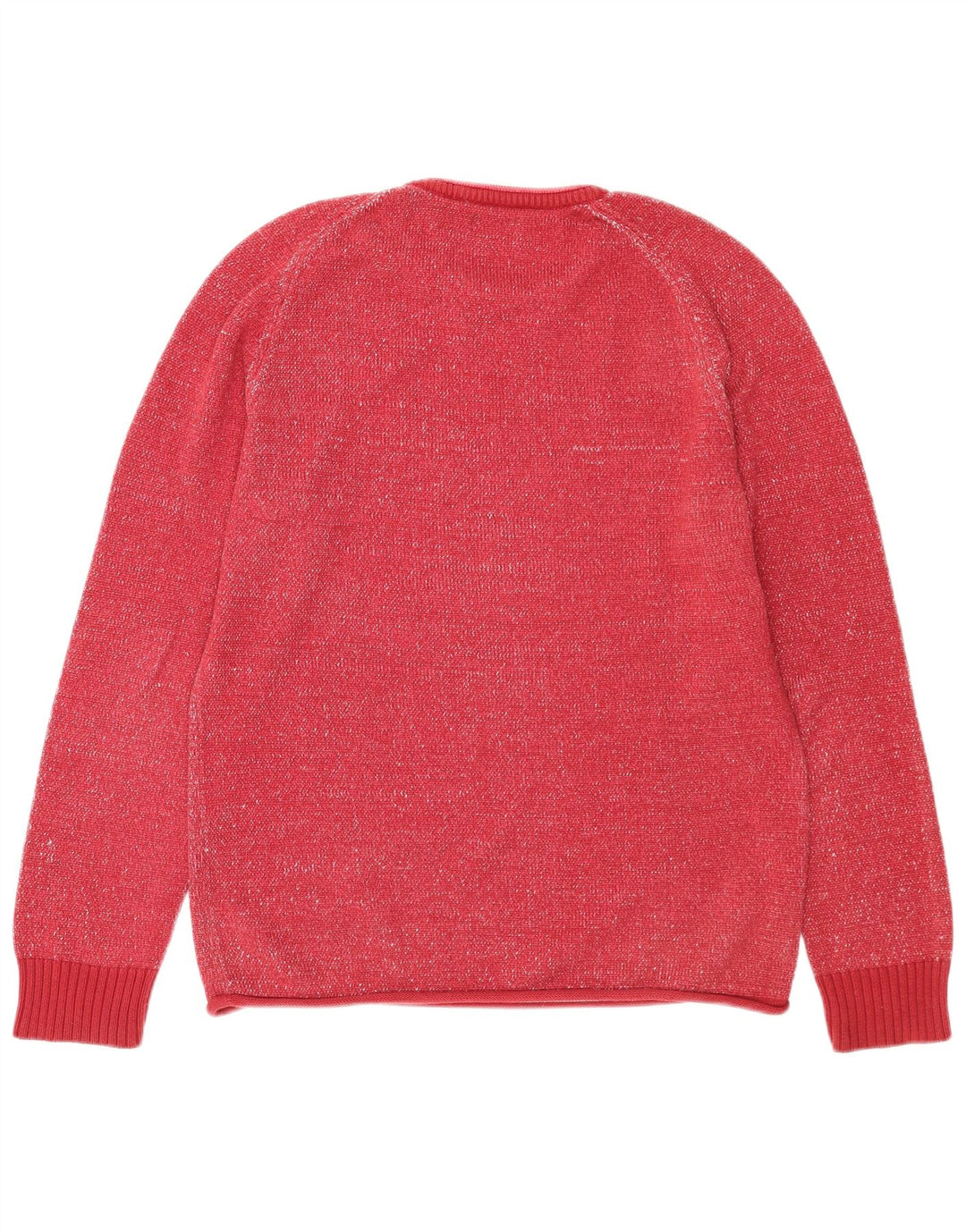 Męski sweter Levi's z okrągłym dekoltem, duży, bawełniany w czerwone plamki