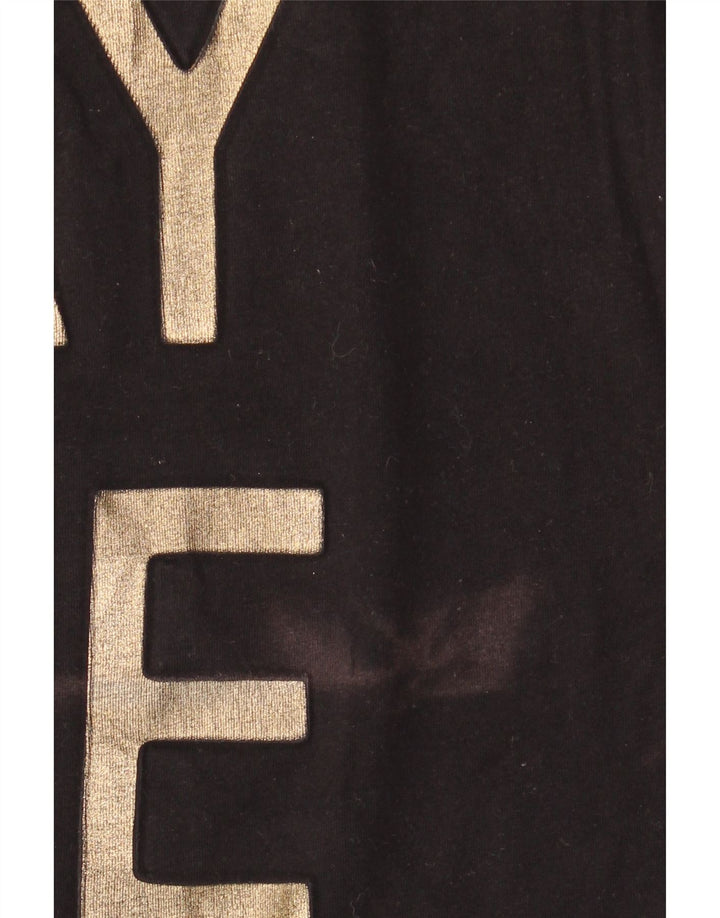 Damska koszulka graficzna Trussardi Jeans Top UK 14 Medium Black