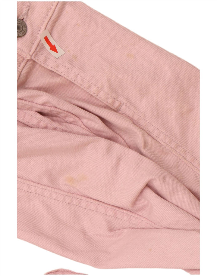 Damska kurtka dżinsowa Levi's UK 18 XL, różowa, bawełniana