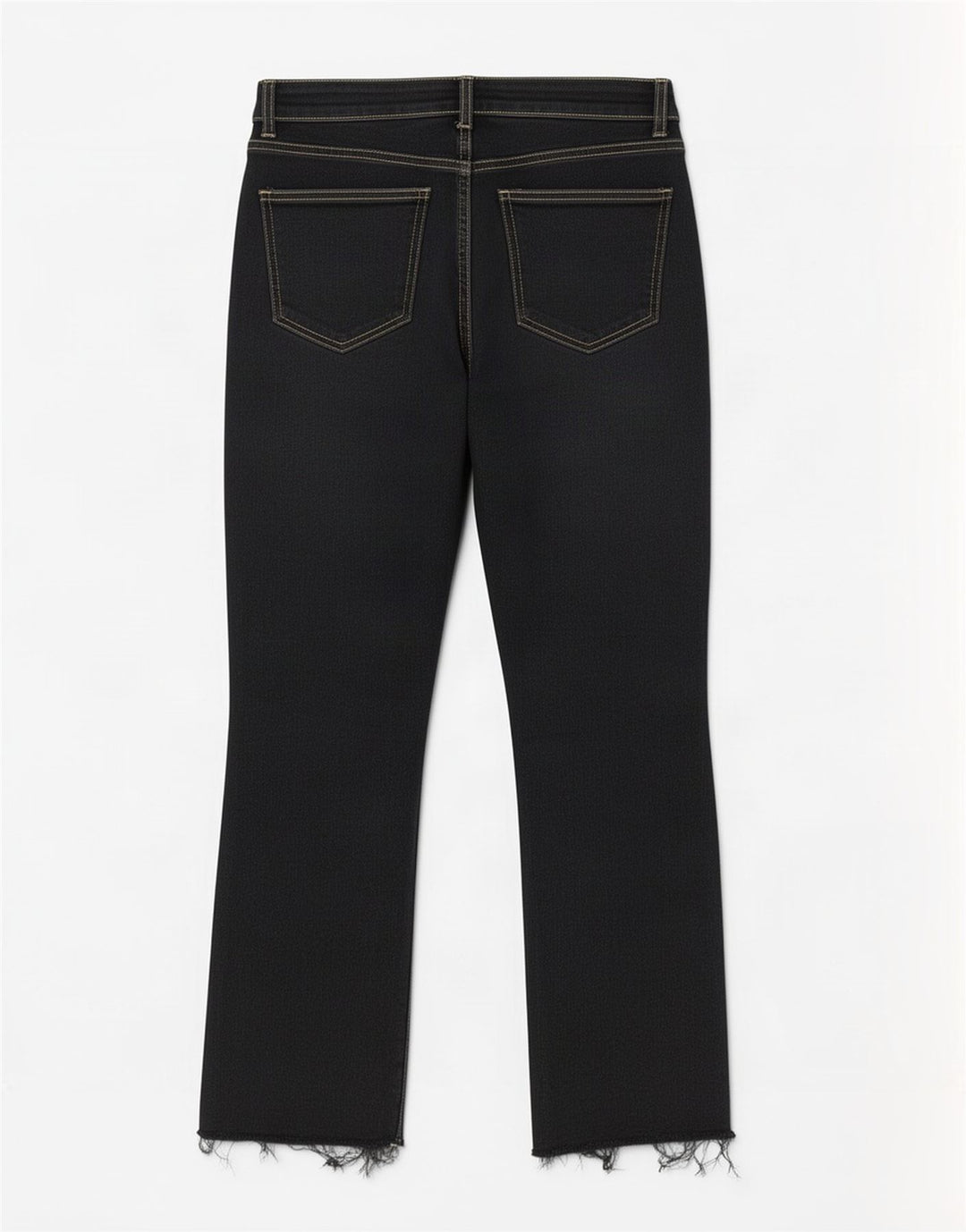 Jeansy damskie Zara Crop Bootcut EU 42 Large W32 L26 Black